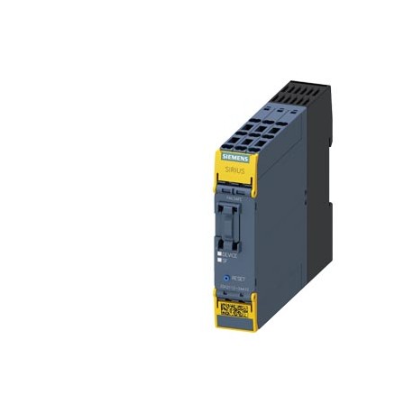 3SK2112-2AA10 SIEMENS Módulo de seguridad SIRIUS Unidad base serie 3SK2 10 F-DI, 2 F-DQ, 1 DQ, 24 V DC param..