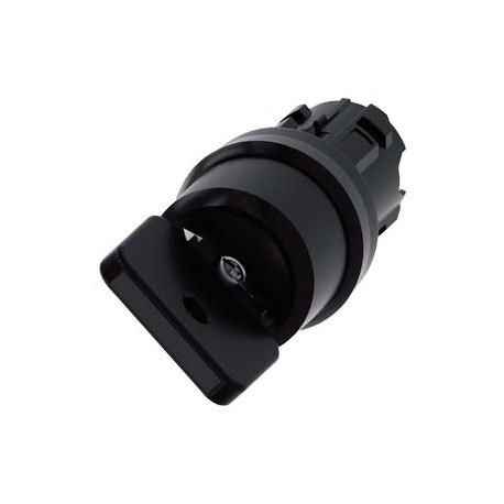 3SU1000-4HF01-0AA0 SIEMENS Key-operated switch O.M.R, 22 mm, round, plastic, lock number 73034, black, with ..