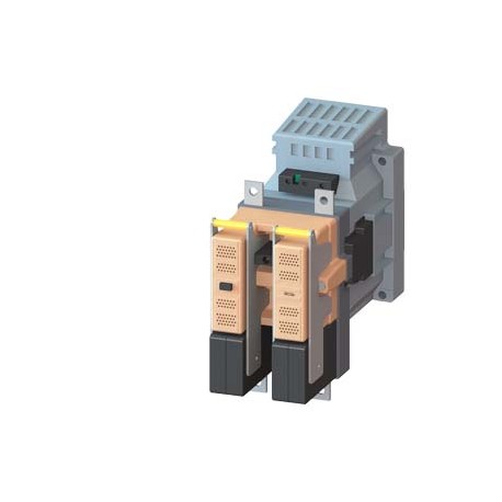 3TC5617-0BF0 SIEMENS Contactor, size 12, 2-pole, DC-3 and 5, 400 A Auxiliary switch 22 (2 NO + 2 NC) 110V AC..