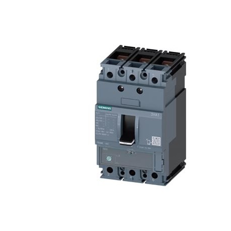 3VA1116-5EE32-0AA0 SIEMENS circuit breaker 3VA1 IEC frame 160 breaking capacity class M Icu 55kA @ 415V 3-po..