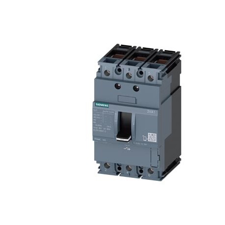 3VA1132-3ED36-0AA0 SIEMENS circuit breaker 3VA1 IEC frame 160 breaking capacity class N Icu 25kA @ 415V 3-po..