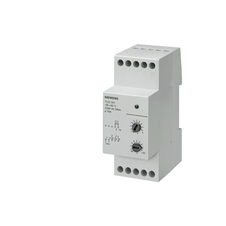 7LQ2001 SIEMENS Temperaturregler für AC 230V Einstellbereich-30/+ 30C, 2TE Kontakt AC 230V 16A mit Temperatu..