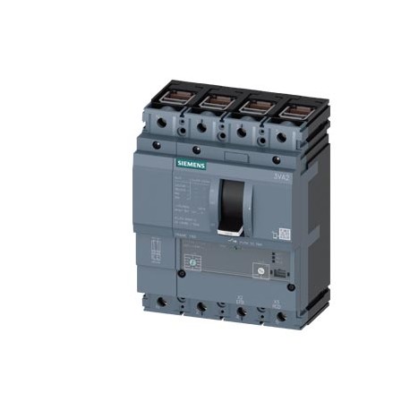 3VA2140-5HK46-0AA0 SIEMENS circuit breaker 3VA2 IEC frame 160 breaking capacity class M Icu 55kA @ 415V 4-po..