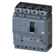 3VA2163-8HM46-0AA0 SIEMENS circuit breaker 3VA2 IEC frame 160 breaking capacity class L Icu 150kA @ 415V 4-p..