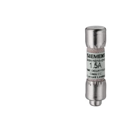 3NW1010-0HG SIEMENS SENTRON, cylindrical fuse link, Class CC, 1 A, time-lag, Un AC: 600 V, respect national ..