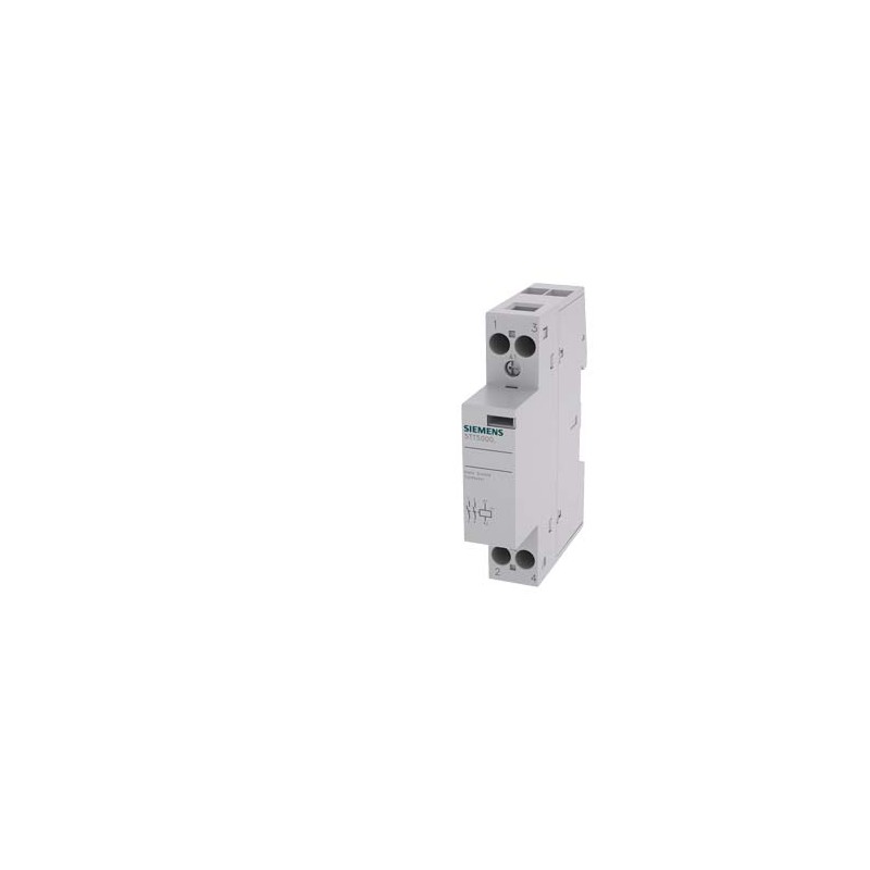 CONTATTORE MOD. SIEMENS 2 POLI 20A BOBINA 230V 5TT58000 2NA 1 MODULO  ATTACCO DIN - LADOGANA GROUP SRL