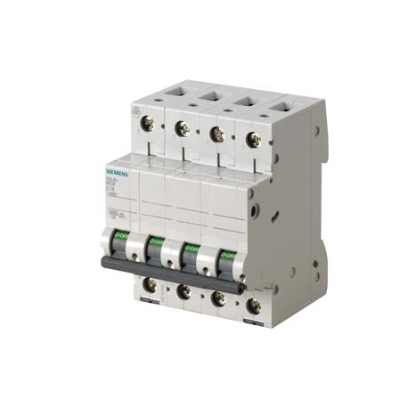 5SL6440-7 SIEMENS Miniature circuit breaker 400 V 6kA, 4-pole, C, 40 A
