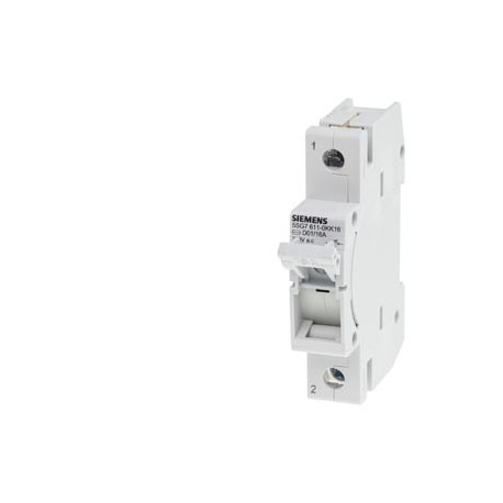 5SG7611-0KK10 SIEMENS MINIZED, fuse switch disconnector, D01, 1-pole, In: 10 A, Un AC: 230 V