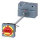 3VA9257-0FK27 SIEMENS door mounted rotary operator emergency-off IEC IP65 with door interlock 24V DC lightin..