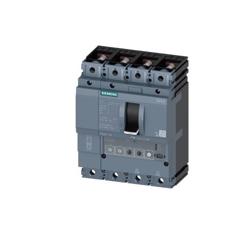 3VA2040-5HM42-0AA0 SIEMENS circuit breaker 3VA2 IEC frame 100 breaking capacity class M Icu 55kA @ 415V 4-po..