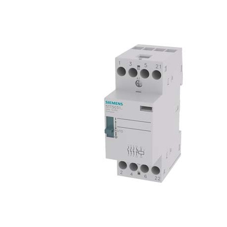 5TT5831-8 SIEMENS INSTA-Schütz 0/1-Automatik mit 3 Schließern und 1 offener Kontakt für AC 230V, 400V 25A An..