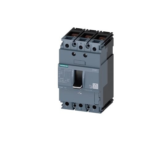 3VA1140-5ED32-0AA0 SIEMENS circuit breaker 3VA1 IEC frame 160 breaking capacity class M Icu 55kA @ 415V 3-po..