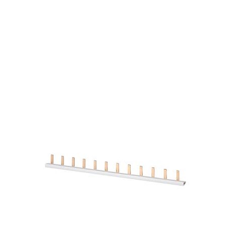 5ST3734 SIEMENS Pin busbar touch-safe, 10 mm2 2-phase, 214 mm long can be cut, with end caps