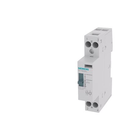5TT5000-8 SIEMENS INSTA contactor 0/1-automatic with 2 NO contacts Contact for 230 V AC, 400V 20A Control AC..