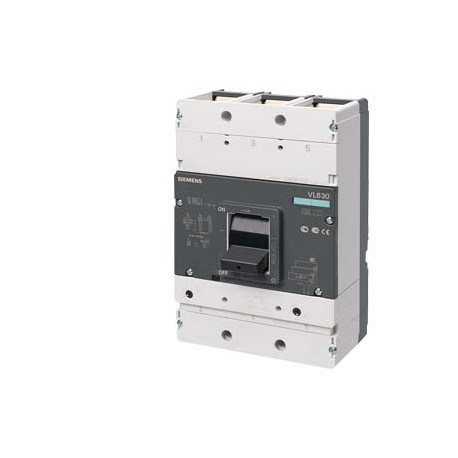 3VL5763-3SL36-0AA0 SIEMENS circuit breaker VL630L very high breaking capacity Icu 100kA, 415V AC 3-pole, lin..