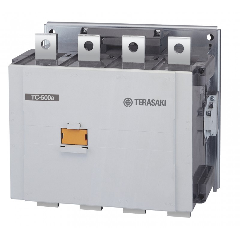 820304 TERASAKI TC-500a/4 AC/DC 200V 4P Contactor c/w 2NO ..