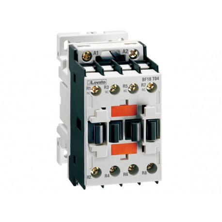 BF18T0A46060 LOVATO FOUR-POLE CONTACTOR, IEC OPERATING CURRENT ITH (AC1) 32A, AC COIL 60HZ, 460VAC, 4NC