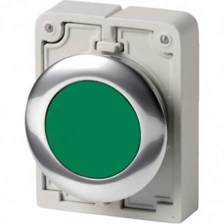 M30C-FD-G 182919 EATON ELECTRIC Pushbuttons, Flat Front, flush, momentary, green, blank