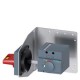 3VA9137-0PK55 SIEMENS side wall mounted rot. operator emergency-off IEC IP65 with mounting bracket accessory..