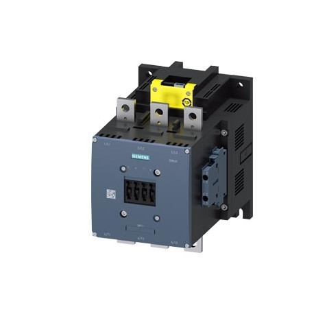 3RT1476-6SP36 SIEMENS Contactor, AC-1, 690 A/690 V/40 °C, S12, 3 polos, 200-277 V AC/DC, F-PLC-IN, con varis..