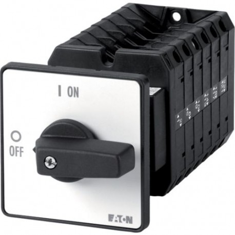 T5B-6-8362/Z 091716 EATON ELECTRIC Interruptor Conmutador 12 polos 63 A Placa indicadora: 1-0-2 60 ° Montaje..