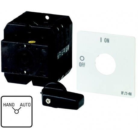 T5B-3-15453/X 092452 EATON ELECTRIC Interruptor Conmutador 1 polos 63 A Placa indicadora: Hand-AUTO 90 ° Int..