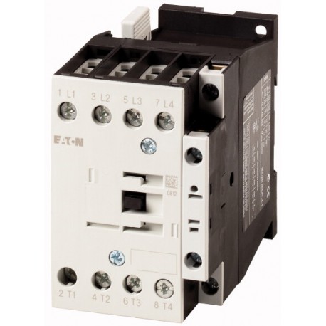 DILMP32-10(*V50HZ) 109787 EATON ELECTRIC Contactor de potencia Conexión a tornillo 4 polos + 1 NO 32 A AC-1 ..