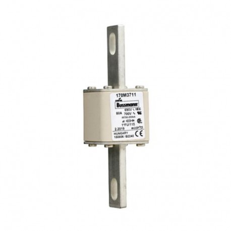 FUSE 80A 690V 1*FU/115 AR UC 170M3711 EATON ELECTRIC картридж предохранитель, ультра быстрый, 80 A, AC 690 V..