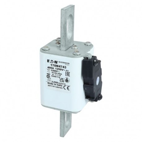 FUSE 400A 1250V 1FKE/115 AR CU 170M4743 EATON ELECTRIC schmelzsicherung, extrem schnell, 400 A, AC 1250 V, s..