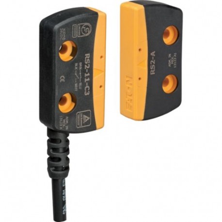 RS2-02-Q4 177289 EATON ELECTRIC Interruptor de seguridad magnético 2 NC Salida lateral Conector M12 4-pin
