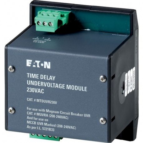 IZMX-UVR-TD-230AC-1 184166 70C1316G02 EATON ELECTRIC Verzögerungsmodul, für U-Auslöser, 230VAC