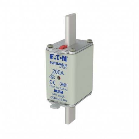 NH FUSE 200A 400V GG/GL SIZE 1 200NHG1B-400 BUSSMANN 200A