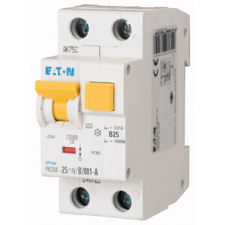 PKDM-6/1N/B/03-A 248774 EATON ELECTRIC interruptor Combinado, 6A, 300mA, curva B, 1P+N, classe A