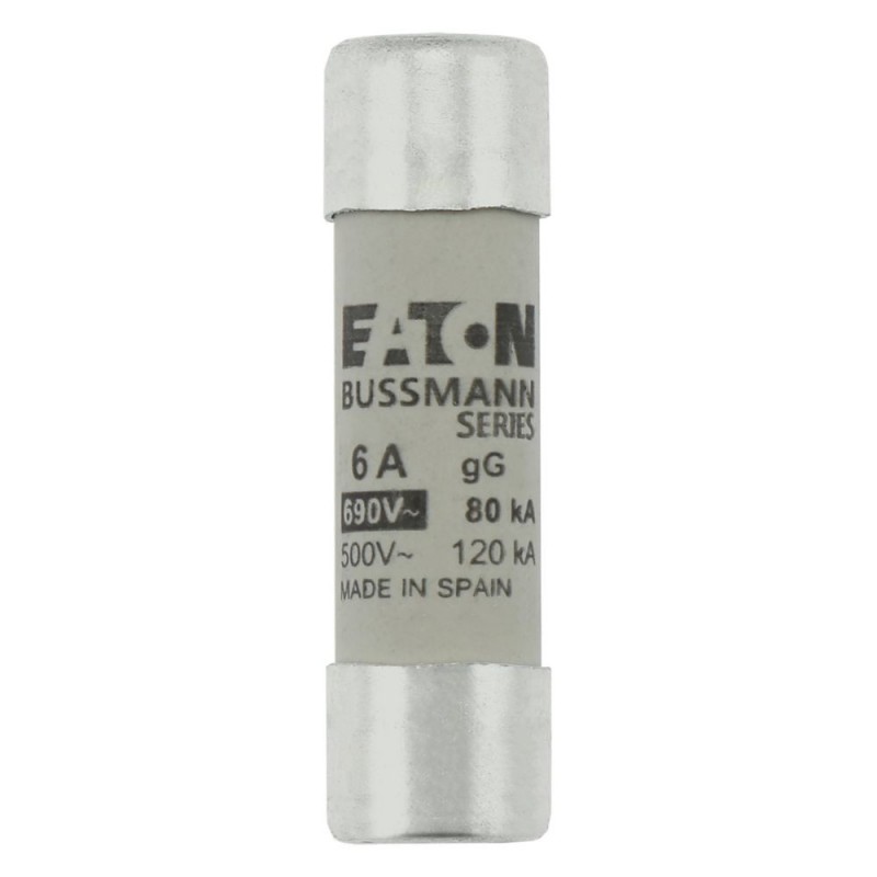 Cylindrical Fuse 14 X 51 6a Gg 690v Ac C14g6 Eaton