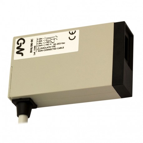 BX10R/CD-ABVE806A MICRO DETECTORS Área Receptor sensor de 10 haces, LO. cable 2m P N 10-26VDC coleta M12 200..