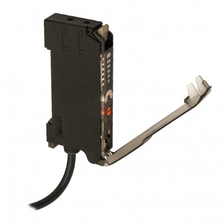 FAIC/BP-1A86 MICRO DETECTORS Photoelectric sensor Axial Retroreflective 4 m PNP NO+NC metallic cable 5m