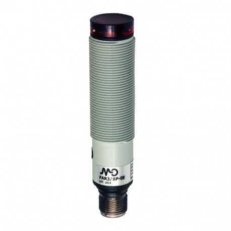 FARN/BN-0E MICRO DETECTORS Sensor fotoeléctrico Axial polarizado 3 m de ajuste NPN NO+NC tapón de plástico M..