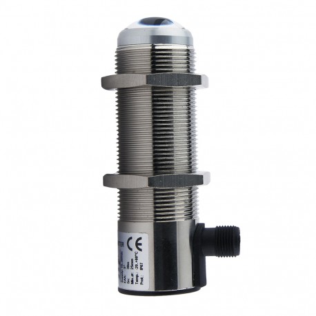 TH2/E-KIC MICRO DETECTORS Sensor de segurança Emissor M30 60m conector metálico M12 de 90° I/OU IEC61131-2 f..