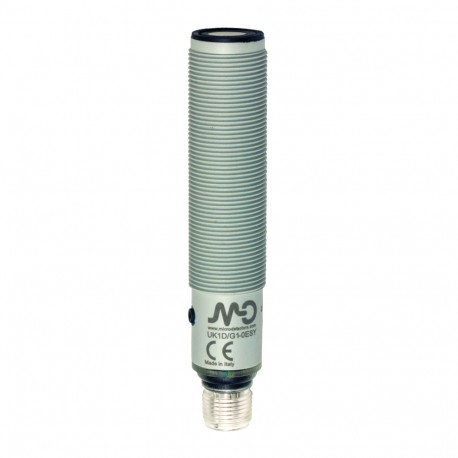 UK1D/G9-0ESY MICRO DETECTORS Sensor de ultrasonidos M18 analógica 0-10 V+ NPN NO/NC 150-1600 mm conector M12..