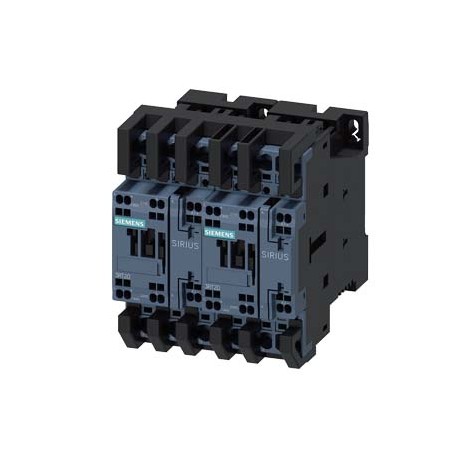 3RA2324-8XB30-2FB4 SIEMENS contacteur-inverseur AC-3, 5,5 kW/400 V, 24 V CC 3 pôles, taille S0 borne à resso..