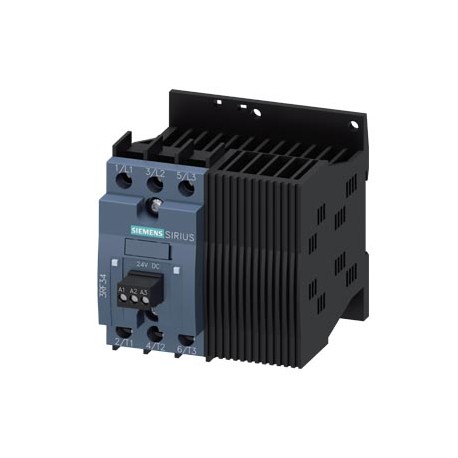3RF3410-1BD04 SIEMENS Contacteur à semiconducteur triphasé 3RF3 AC 53 / 7,4 A / 40 °C 48-480 V / 24 V CC Inv..