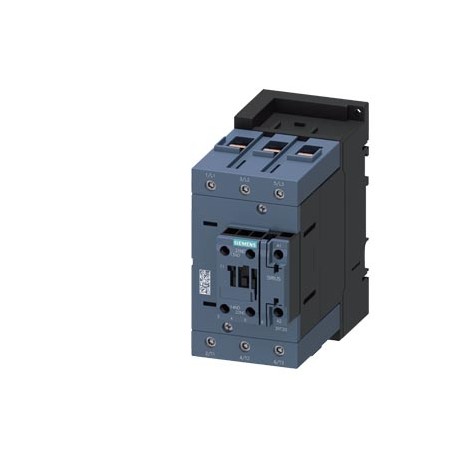 3RT2046-1AV60 SIEMENS power contactor, AC-3 95 A, 45 kW / 400 V 1 NO + 1 NC, 480 V AC, 60 Hz 3-pole, 3 NO, S..