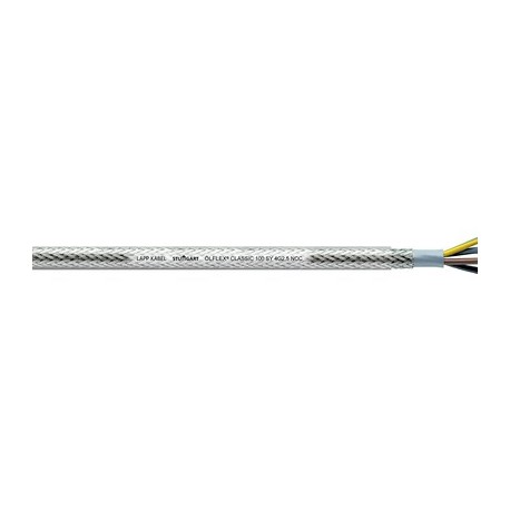 0016101 ÖLFLEX CLASSIC 100 SY 2X4 LAPP Colour-coded PVC control cable with steel wire braiding