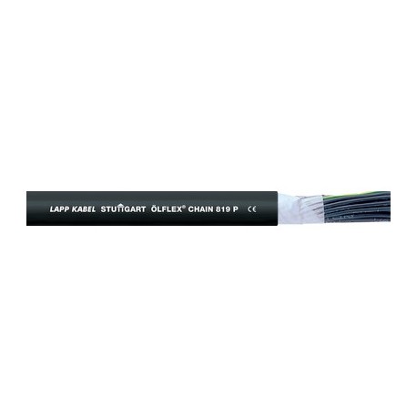 1027834 ÖLFLEX CHAIN 819 P 7G1,5 LAPP Highly flexible control cable with PVC core insulation and robust, oil..