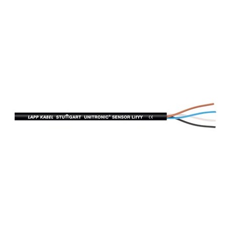 7038861 UNITRONIC SENSOR LifY11Y 4x0,34 BK LAPP Гибкий кабель для кабельного подсоединения датчика/актуатора