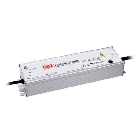 HVGC-240-1050AB MEANWELL AC-DC Single Output LED driver Constant Current (CC) with built-in PFC, Output 235V..
