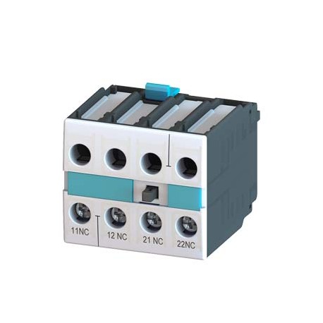 3RH1921-1MA02 SIEMENS Auxiliary switch block 2 NC, EN 50005 2-pole, screw terminal, for motor contactors, ca..