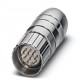 UC-17P1N1280AC 1606488 PHOENIX CONTACT Plug-in connector for cable, straight, shielded: yes, Lock screw, M23..