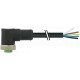 7700-A5031-UMD0500 MURRELEKTRONIK Mini (7/8) 5 pole, Female 90° with cable PUR, UL/CSA, 5x16AWG, black, 5m