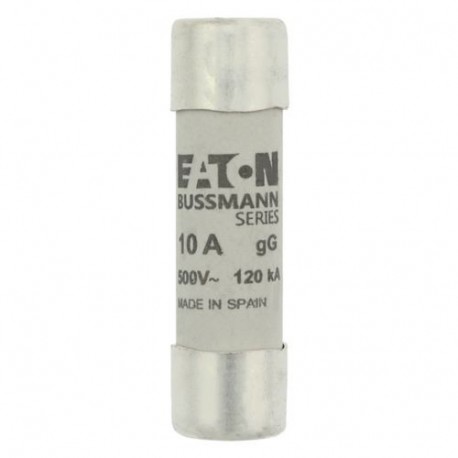 C14G10S EATON ELECTRIC Cartuccia fusibile, Bassa tensione, 10 A, AC 500 V, 14 x 51 mm, gL/gG, IEC, con percu..